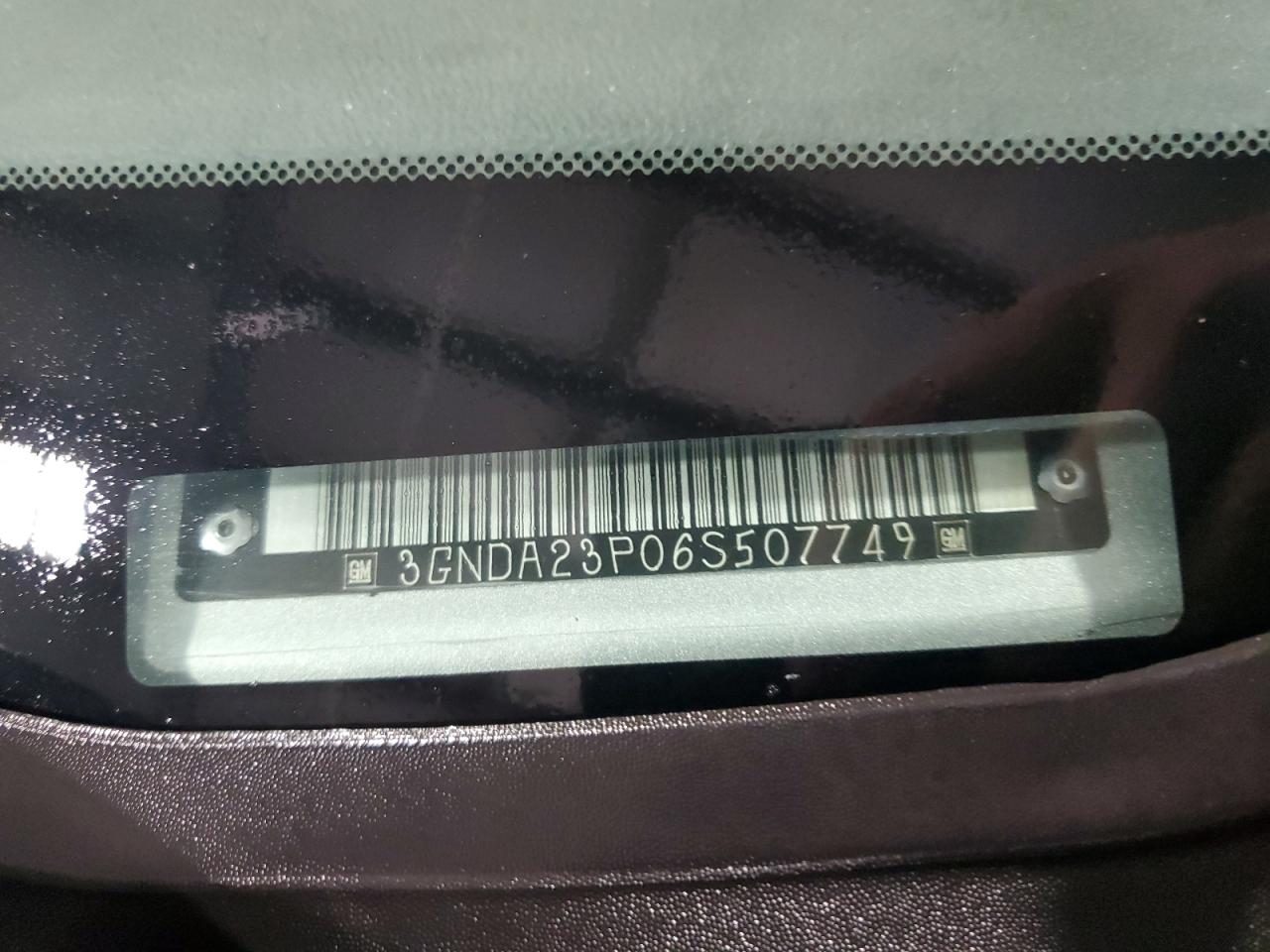 2006 Chevrolet Hhr Lt VIN: 3GNDA23P06S507749 Lot: 81021775