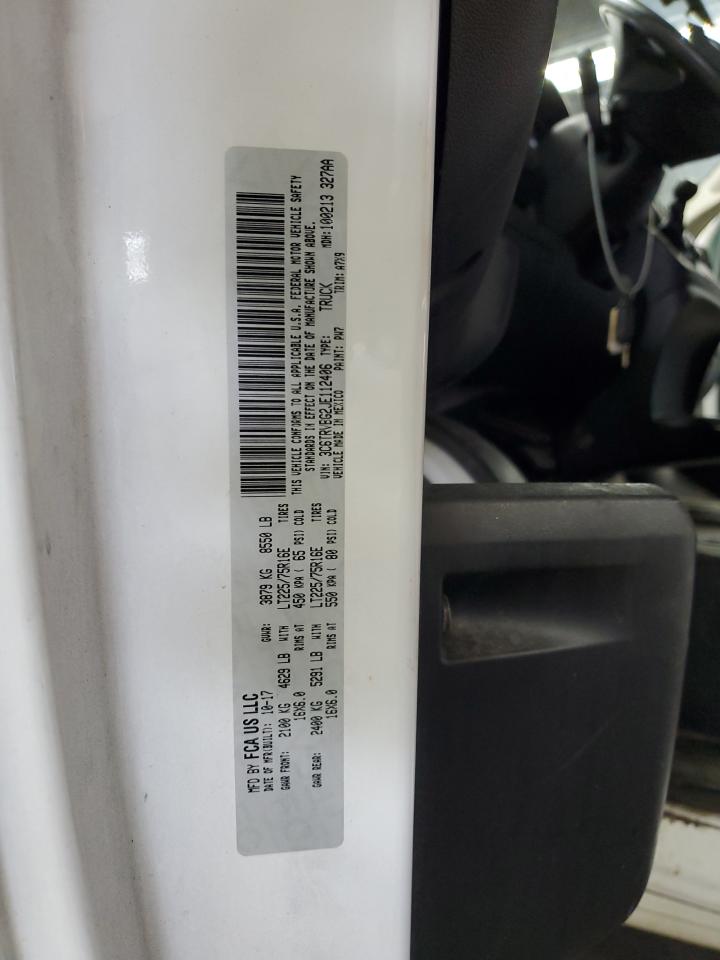 2018 Ram Promaster 1500 1500 High VIN: 3C6TRVBG2JE112406 Lot: 70734675