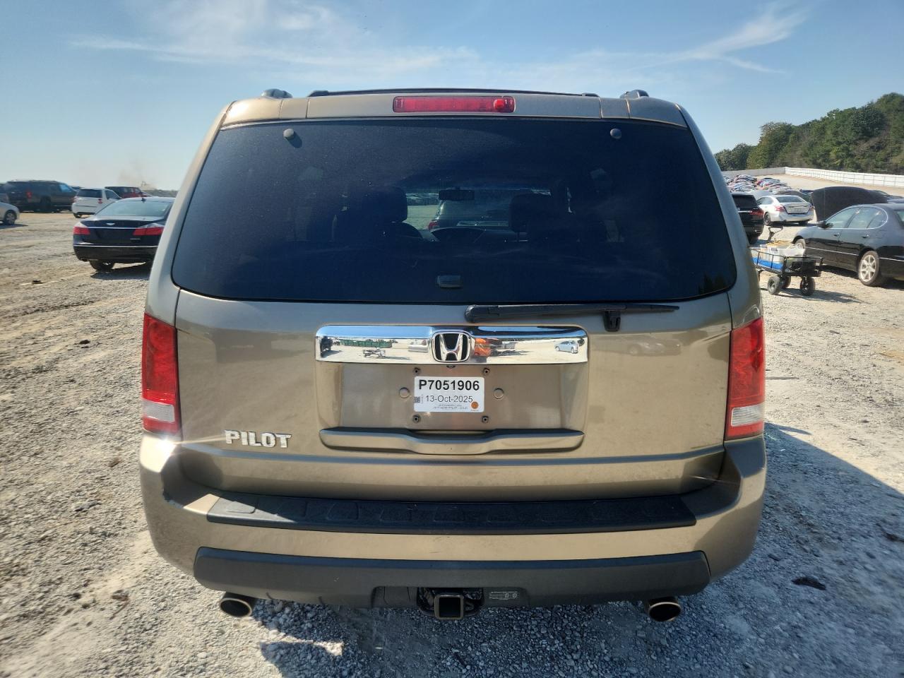 2011 Honda Pilot Exl VIN: 5FNYF3H69BB021994 Lot: 80681105