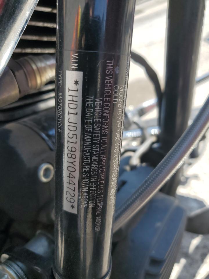 2008 Harley-Davidson Flstn VIN: 1HD1JD5198Y044729 Lot: 71740915