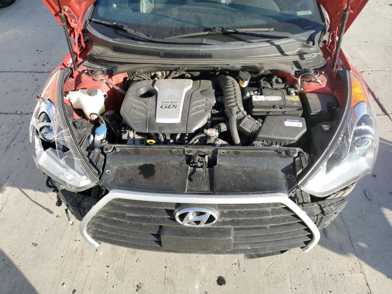 2016 Hyundai Veloster Turbo VIN: KMHTC6AE3GU285180 Lot: 80324005