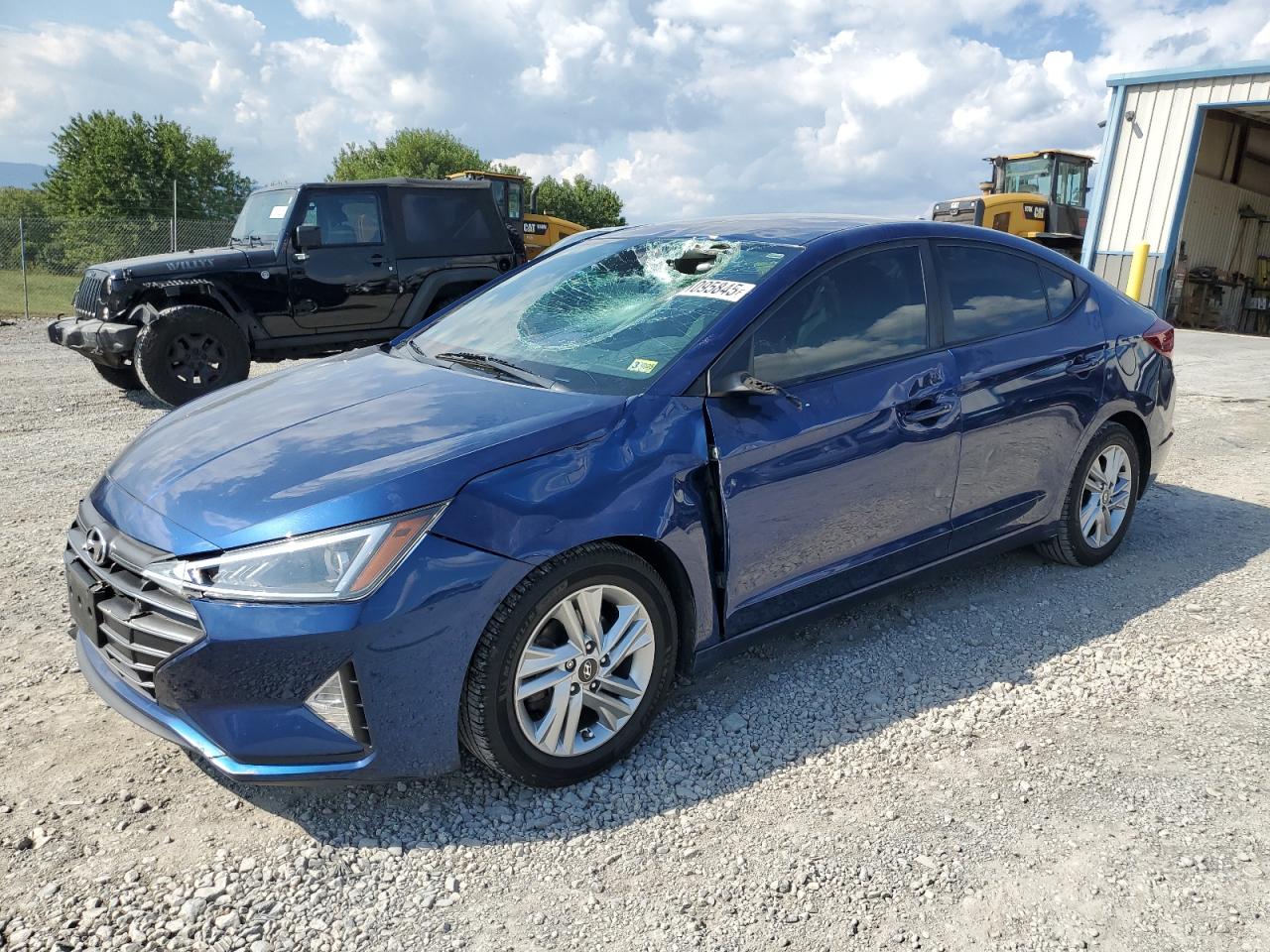 2020 Hyundai Elantra Sel blue null gas 5NPD84LFXLH573142 photo #1