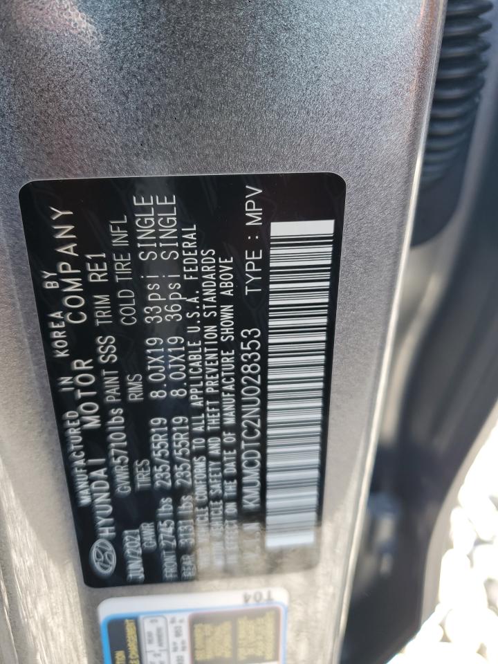 2022 Genesis Gv70 Base VIN: KMUMCDTC2NU028353 Lot: 72045295