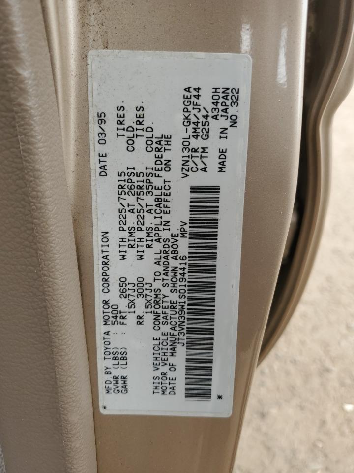 1995 Toyota 4Runner Vn39 Sr5 VIN: JT3VN39W1S0194416 Lot: 81917485