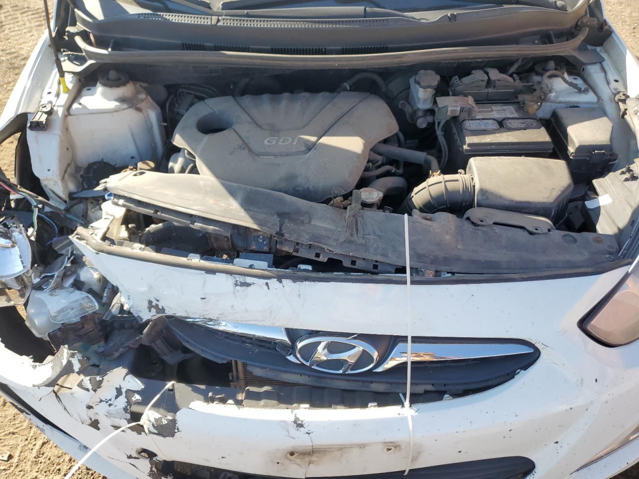 2013 Hyundai Accent Gls VIN: KMHCU5AE1DU076913 Lot: 84831475