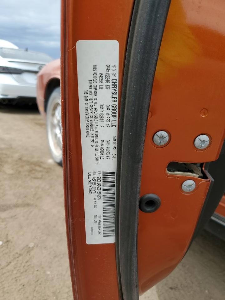 2011 Dodge Challenger VIN: 2B3CJ4DG6BH586079 Lot: 80171795