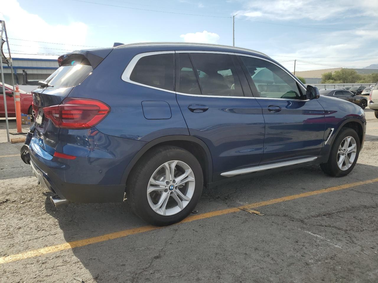 2020 BMW X3 Sdrive30I blue null gas 5UXTY3C00L9C68115 photo #4