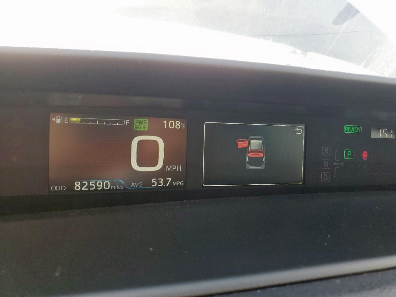 2019 Toyota Prius VIN: JTDKARFU5K3096004 Lot: 84061025