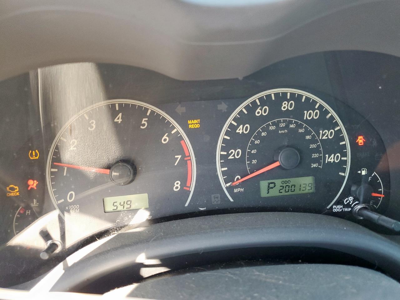 2009 Toyota Corolla Base VIN: JTDBL40E19J029551 Lot: 84052505