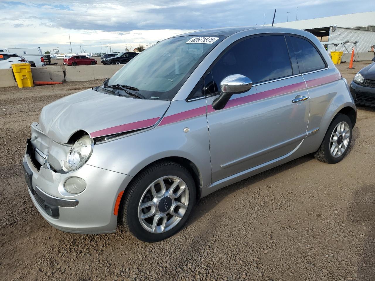 FIAT 500 2012. Lot# 80671875. VIN 3C3CFFCR6CT195154. Photo 1