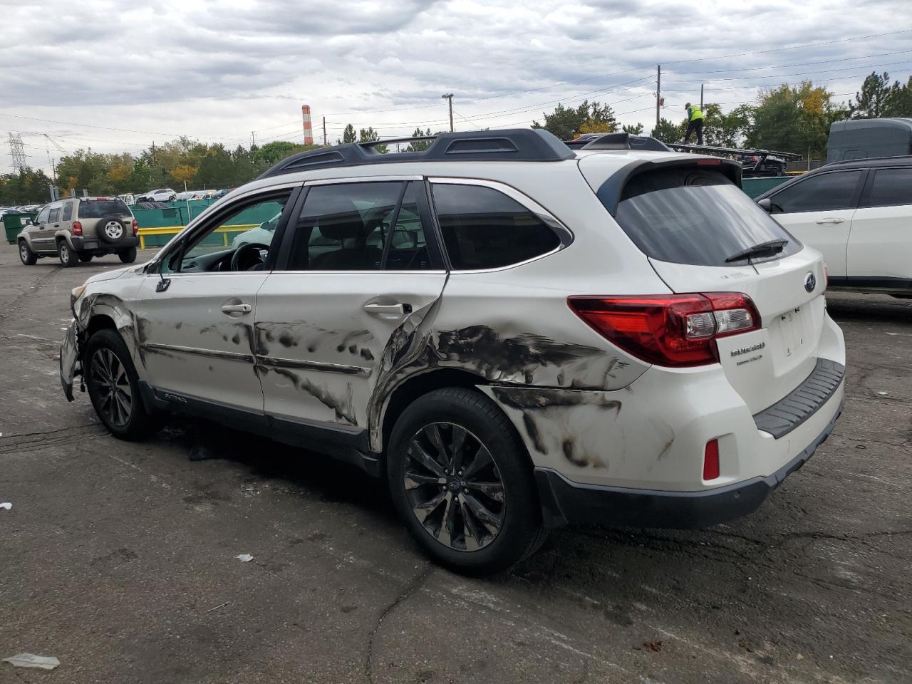 2017 Subaru Outback 2.5I Limited white null gasoline 4S4BSANC2H3207409 photo #3