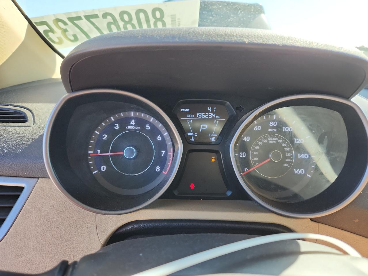 2013 Hyundai Elantra Gls VIN: 5NPDH4AE1DH323106 Lot: 80867735