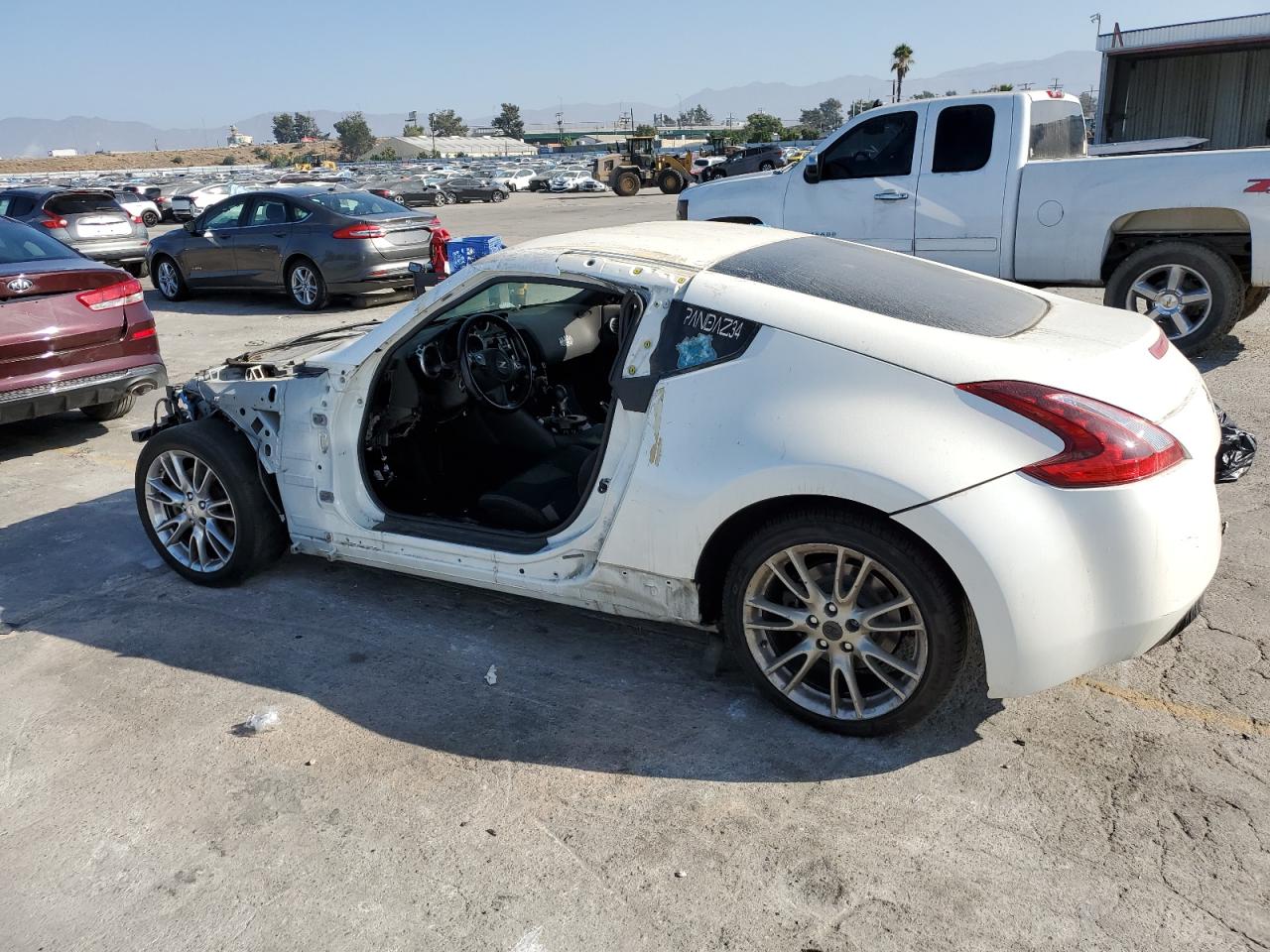 2013 Nissan 370Z Base white coupe gas JN1AZ4EH9DM381266 photo #3