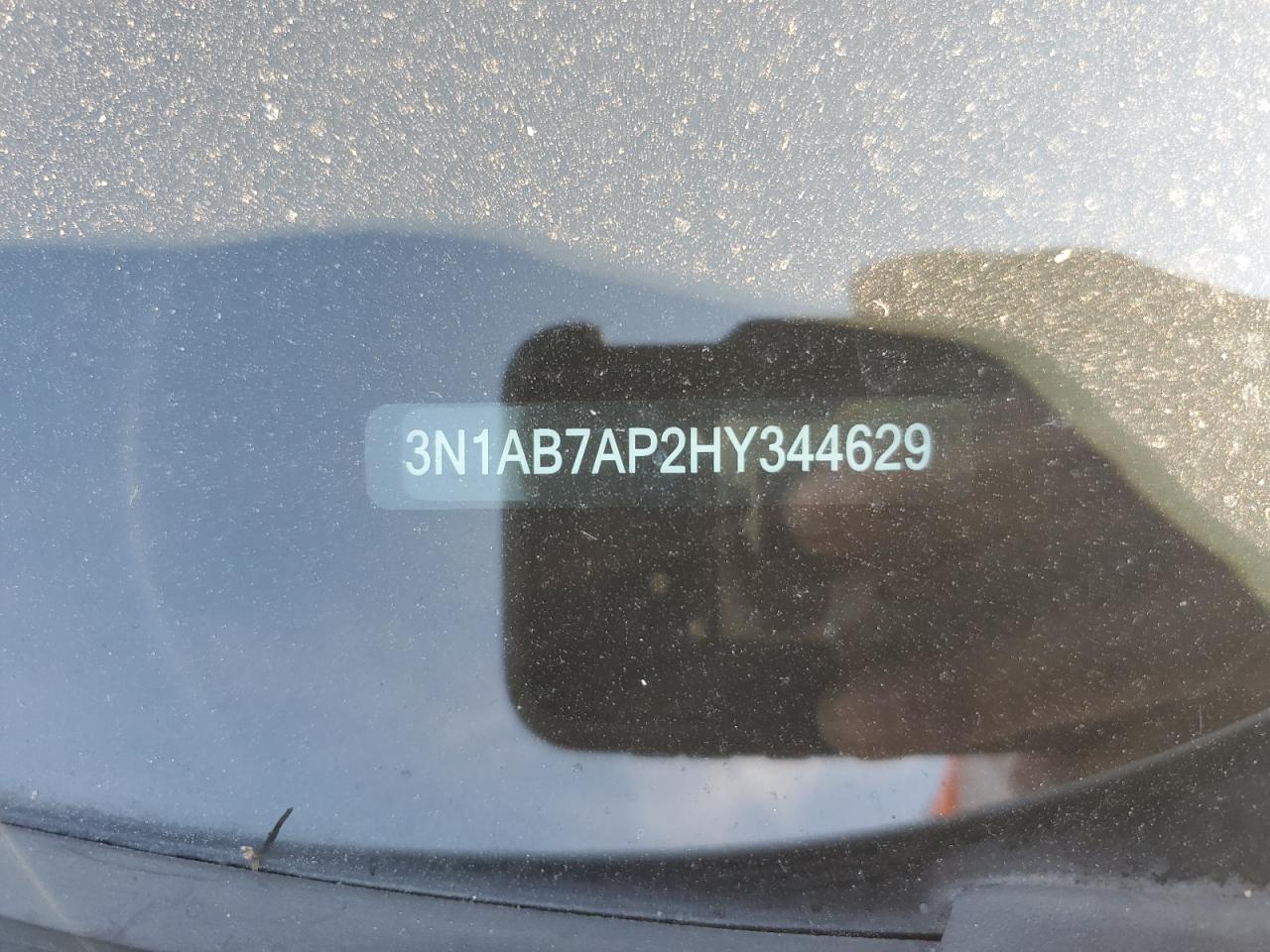 2017 Nissan Sentra S VIN: 3N1AB7AP2HY344629 Lot: 80171065