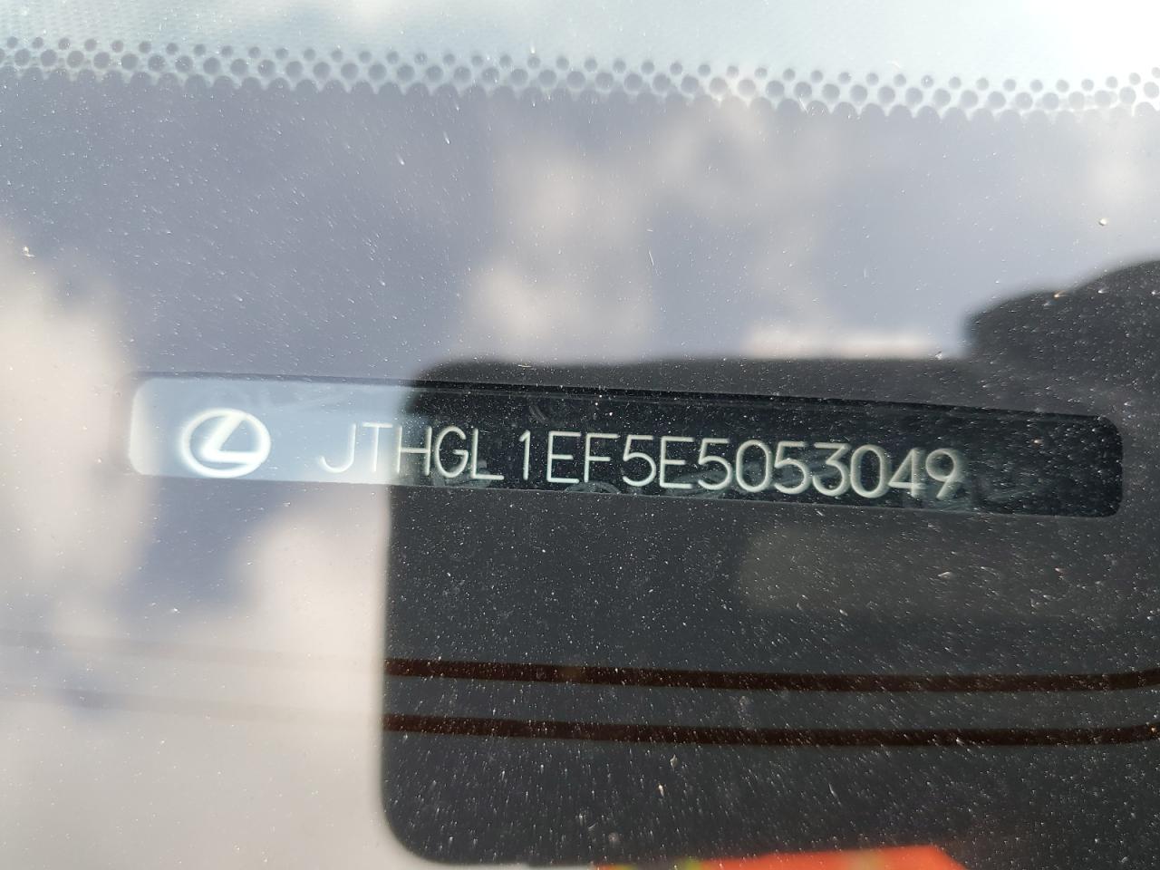 2014 Lexus Ls 460L VIN: JTHGL1EF5E5053049 Lot: 82142265