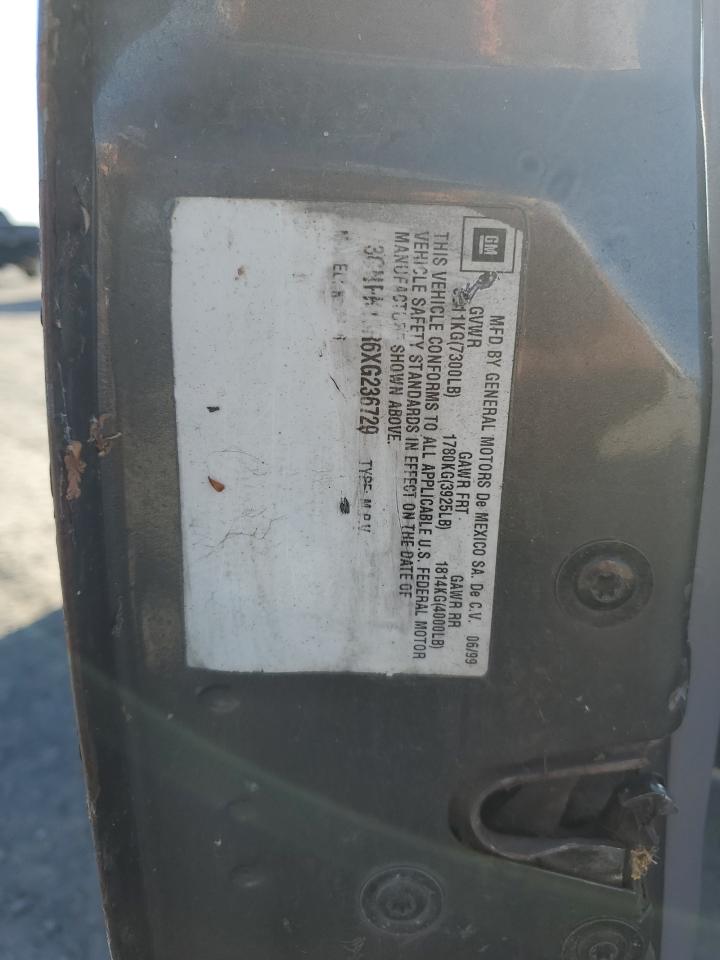 1999 Chevrolet Suburban K1500 VIN: 3GNFK16R6XG236729 Lot: 71226015