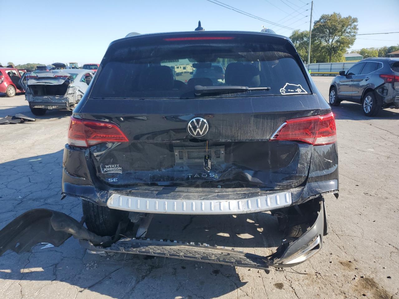 2024 Volkswagen Taos Se VIN: 3VVEX7B22RM013322 Lot: 72001305