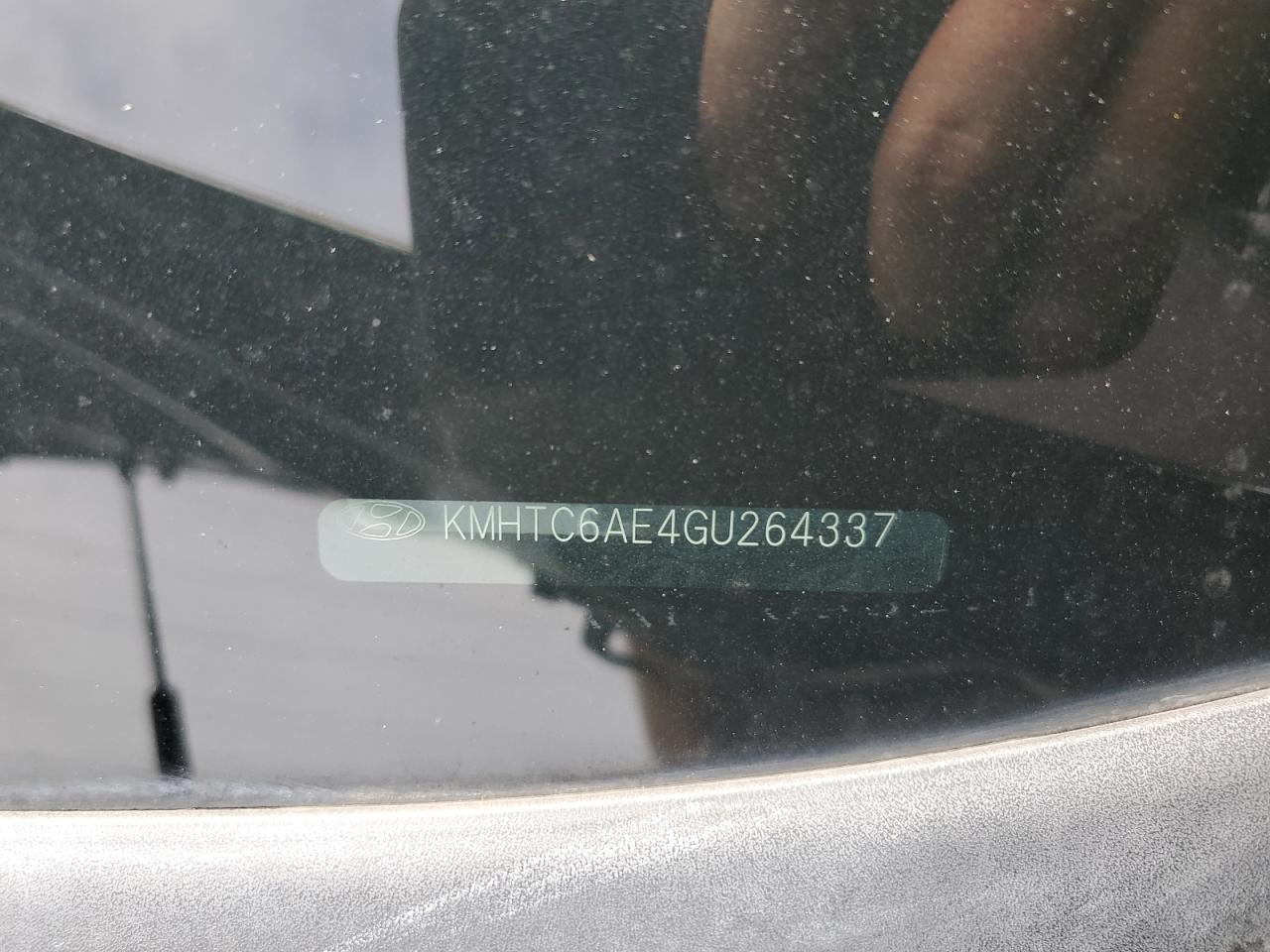 2016 Hyundai Veloster Turbo VIN: KMHTC6AE4GU264337 Lot: 81756725