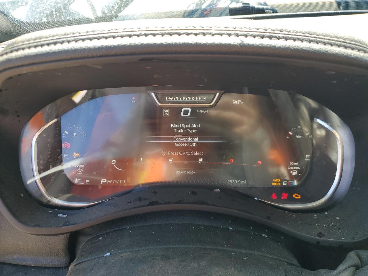 2025 Ram 2500 Laramie VIN: 3C63R5FL1SG522840 Lot: 81618155