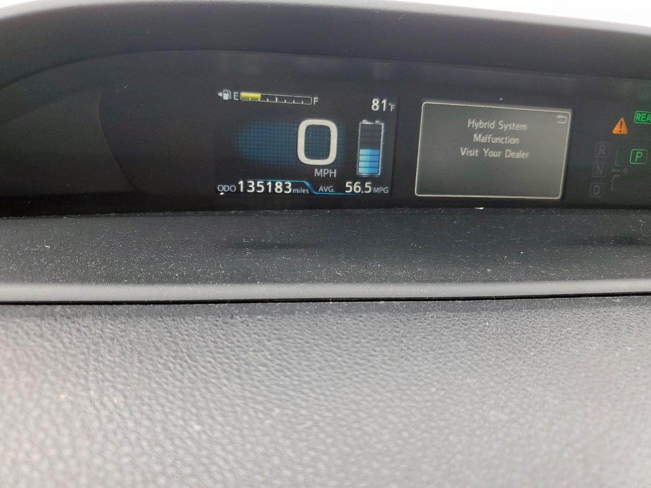 2019 Toyota Prius VIN: JTDKARFU8K3074174 Lot: 81657435