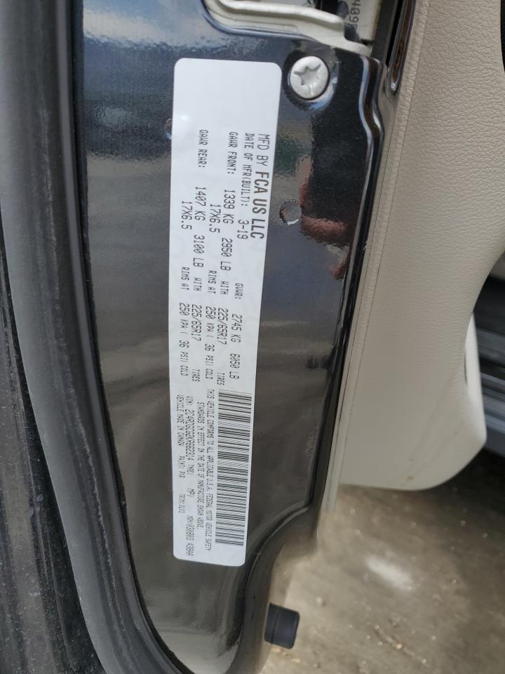 2019 Dodge Grand Caravan Sxt VIN: 2C4RDGCG2KR662314 Lot: 81566475