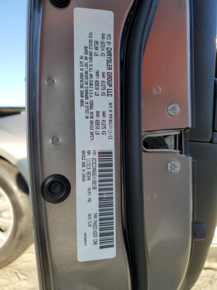 2014 Chrysler 300 VIN: 2C3CCAAG6EH189136 Lot: 80443785