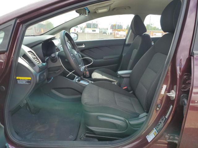  KIA FORTE 2018 Бургунди