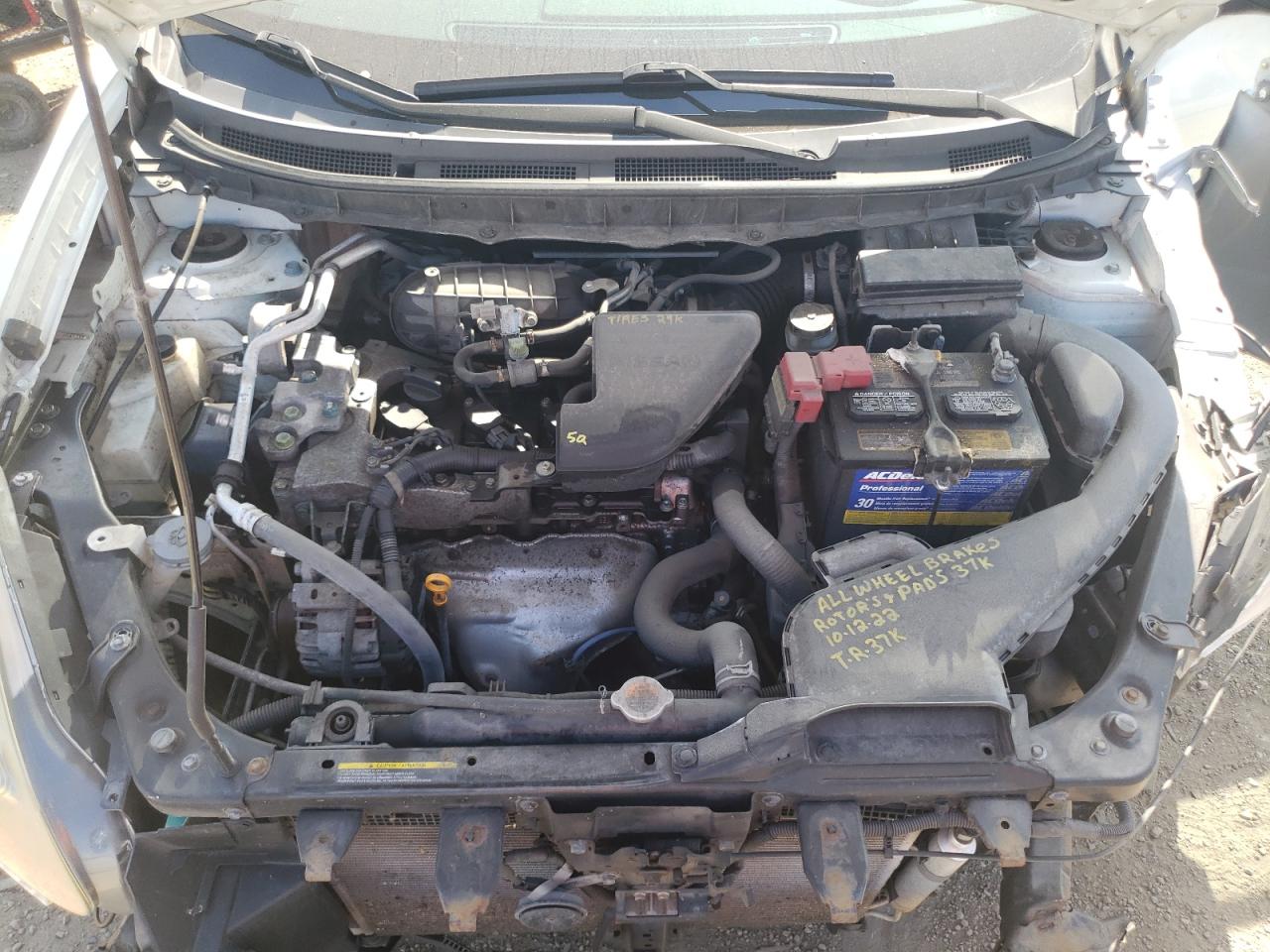 2014 Nissan Rogue Select S VIN: JN8AS5MTXEW607371 Lot: 84381205