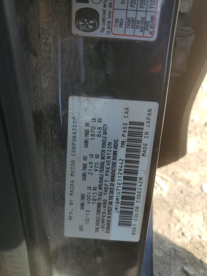 2014 Mazda 3 Sport VIN: JM1BM1U71E1129442 Lot: 80085365