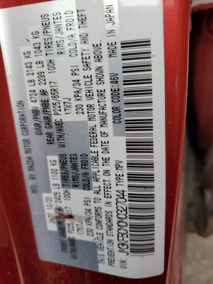 2021 Mazda Cx-5 Touring VIN: JM3KFBCM0M0327044 Lot: 81308015