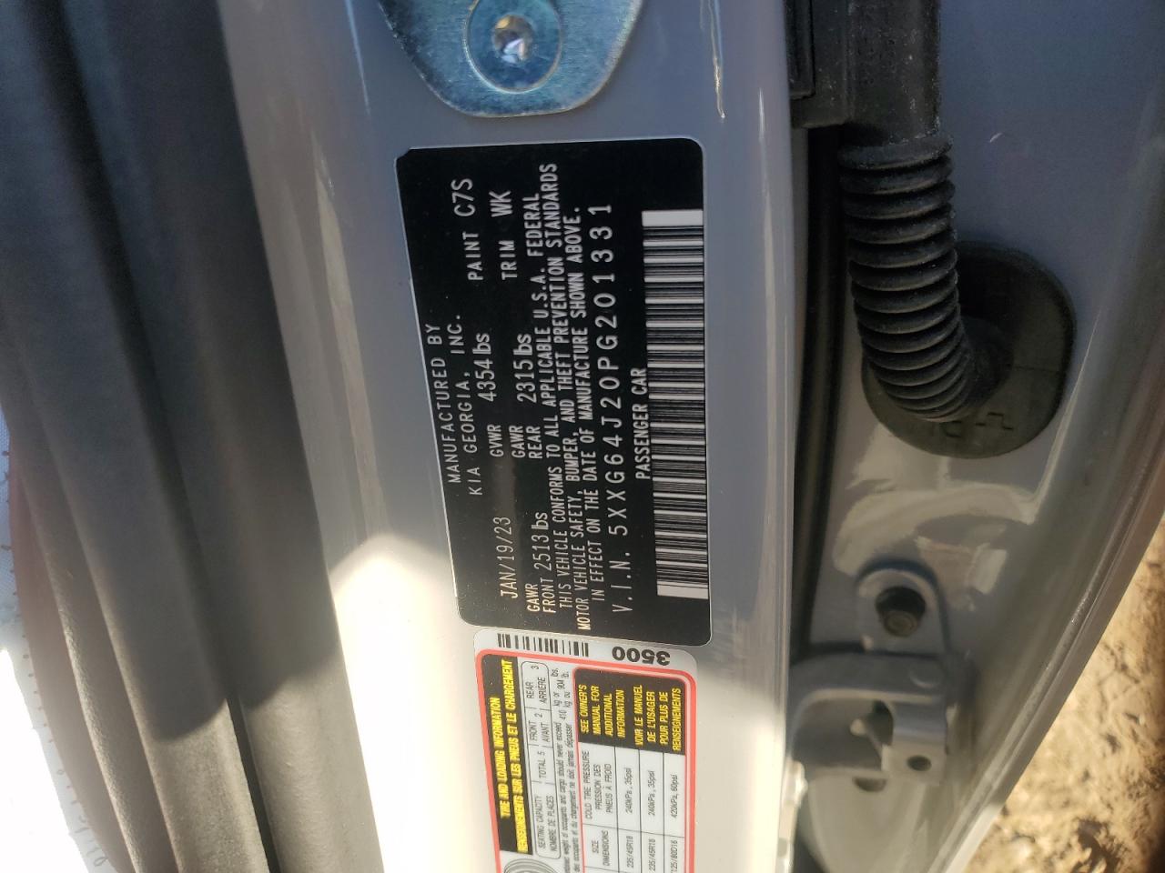 2023 Kia K5 Gt Line VIN: 5XXG64J20PG201331 Lot: 84240065