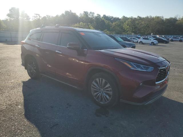  TOYOTA HIGHLANDER 2021 Красный