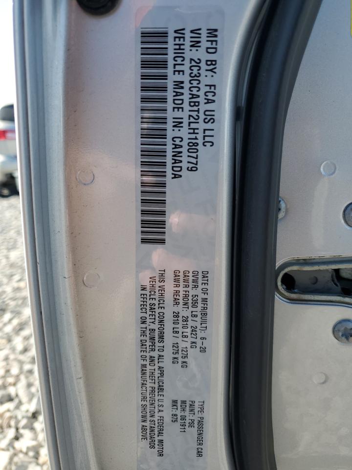 2020 Chrysler 300 S VIN: 2C3CCABT2LH180779 Lot: 81916815