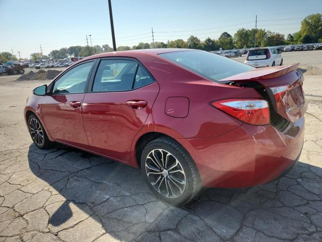  TOYOTA COROLLA 2016 Красный