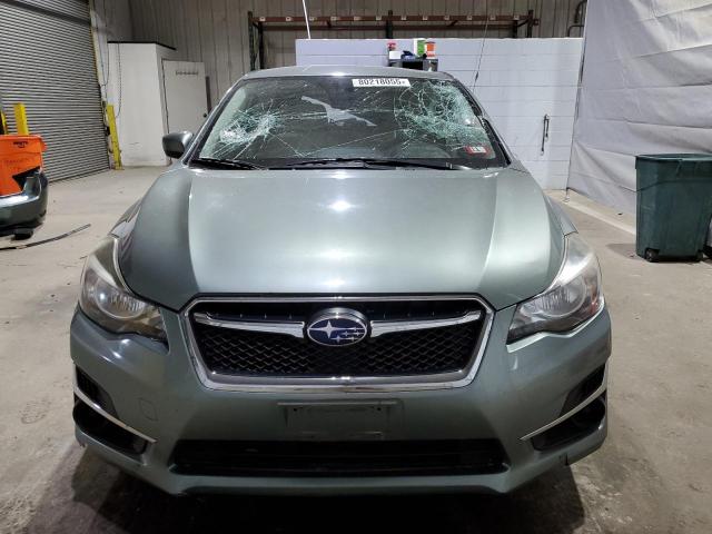  SUBARU IMPREZA 2016 Зеленый