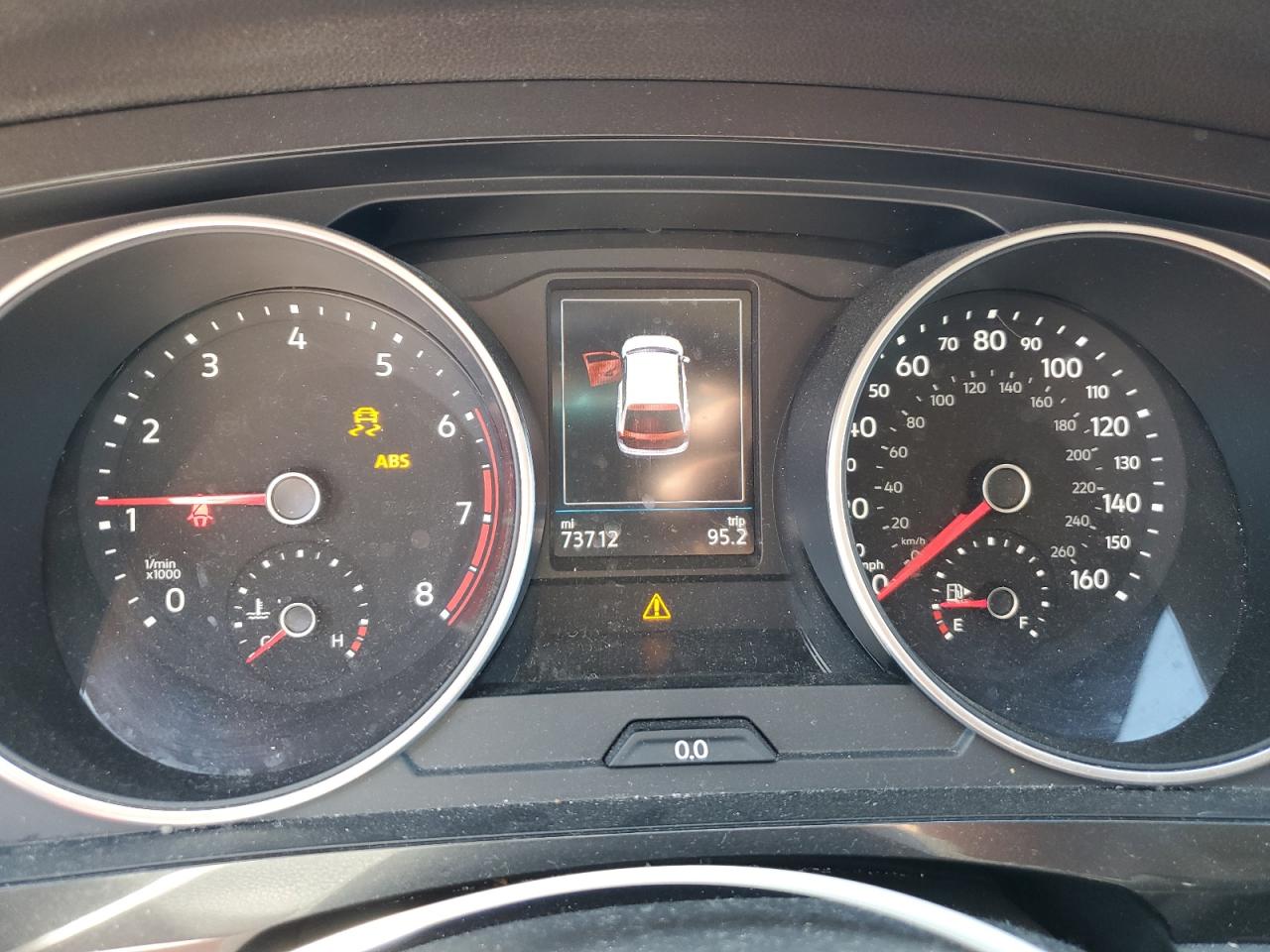 2019 Volkswagen Tiguan Se VIN: 3VV2B7AX4KM025637 Lot: 80554055