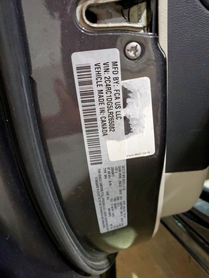 2020 Chrysler Voyager Lxi VIN: 2C4RC1DG5LR265082 Lot: 84595985