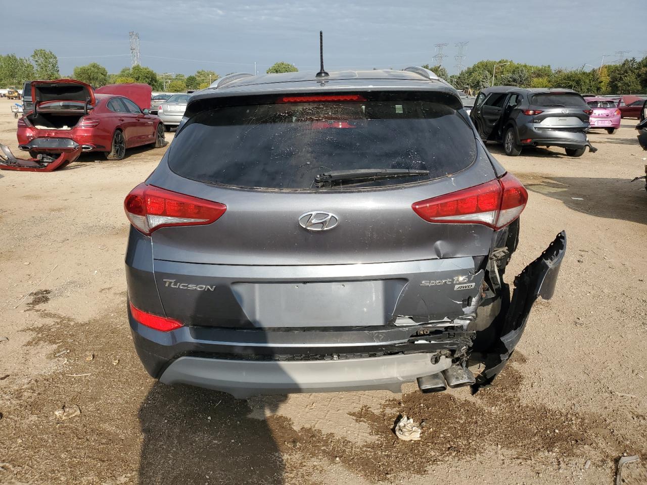 2017 Hyundai Tucson Limited VIN: KM8J3CA20HU408611 Lot: 80324095
