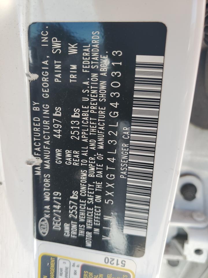 2020 Kia Optima Lx VIN: 5XXGT4L32LG430313 Lot: 81472925