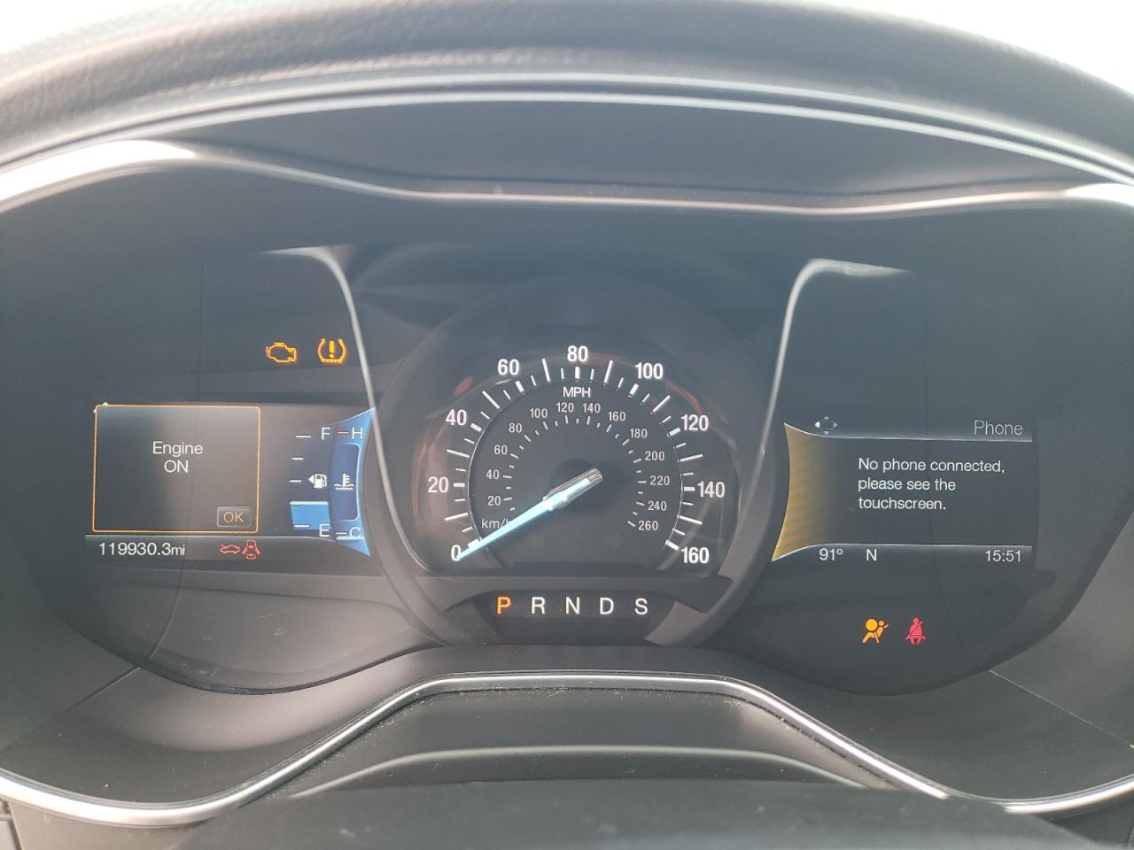 2017 Ford Fusion Titanium VIN: 3FA6P0K92HR132163 Lot: 80552905