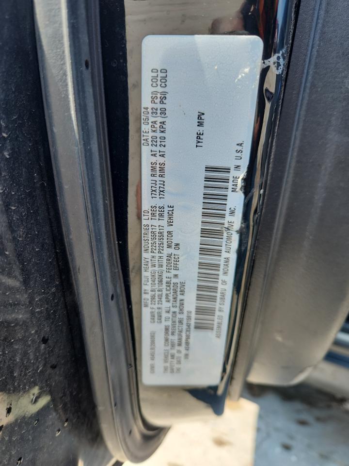 2005 Subaru Legacy Outback 2.5 Xt VIN: 4S4BP68CX54315910 Lot: 71441145