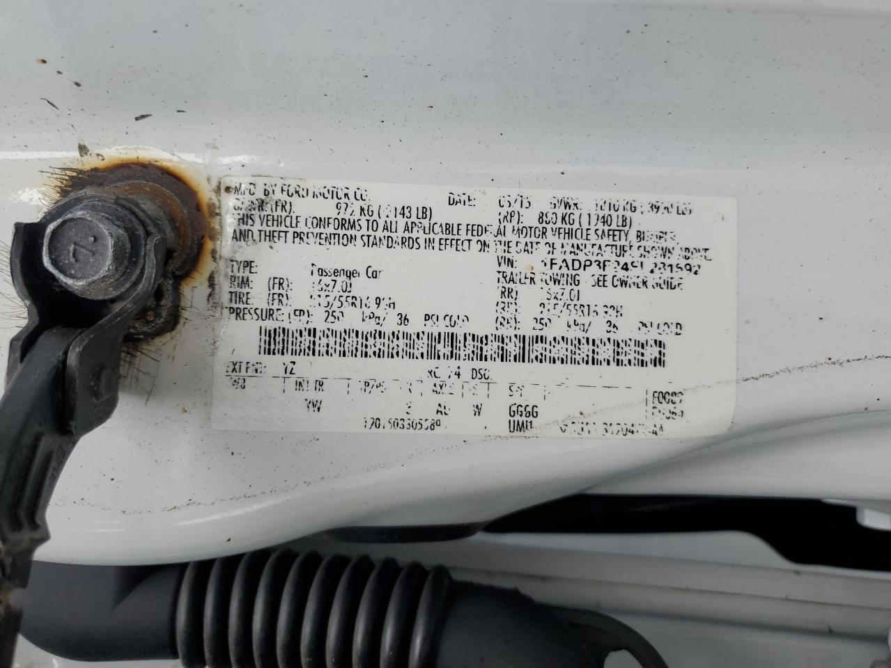 2015 Ford Focus Se VIN: 1FADP3F24FL281692 Lot: 84395185