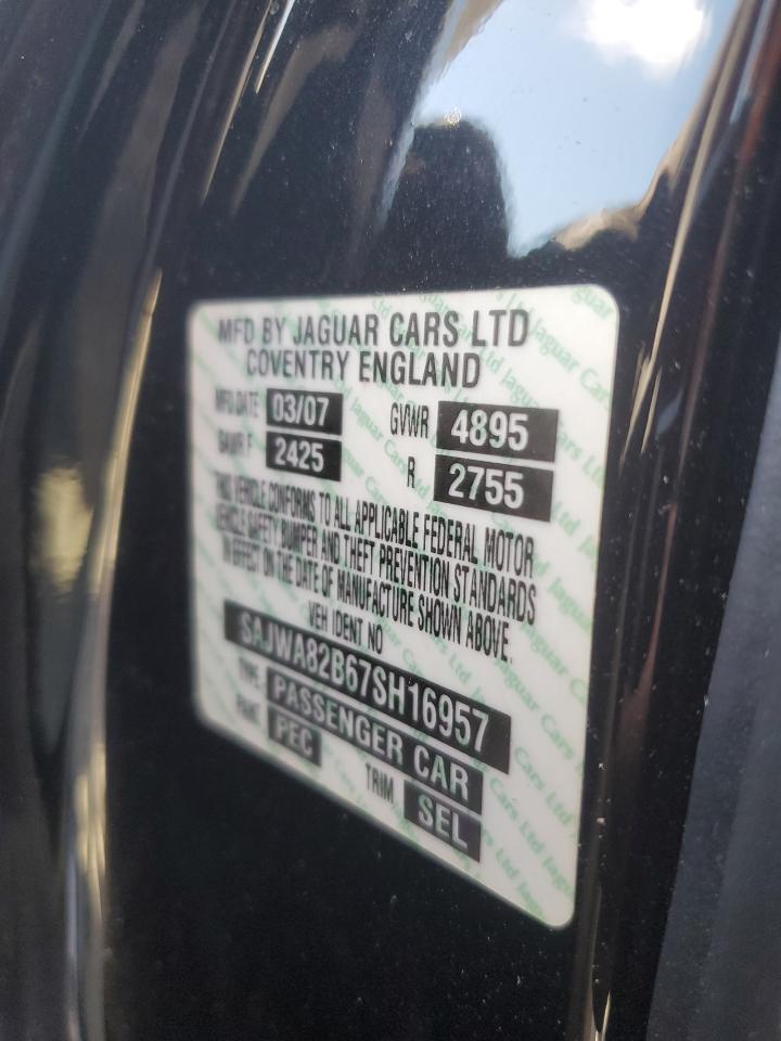 2007 Jaguar Vandenplas VIN: SAJWA82B67SH16957 Lot: 80655955