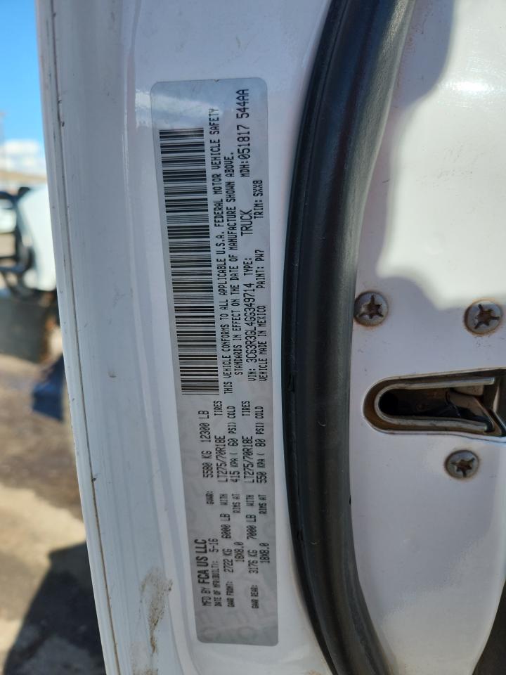 2016 Ram 3500 St VIN: 3C63R3GL4GG349714 Lot: 82044065