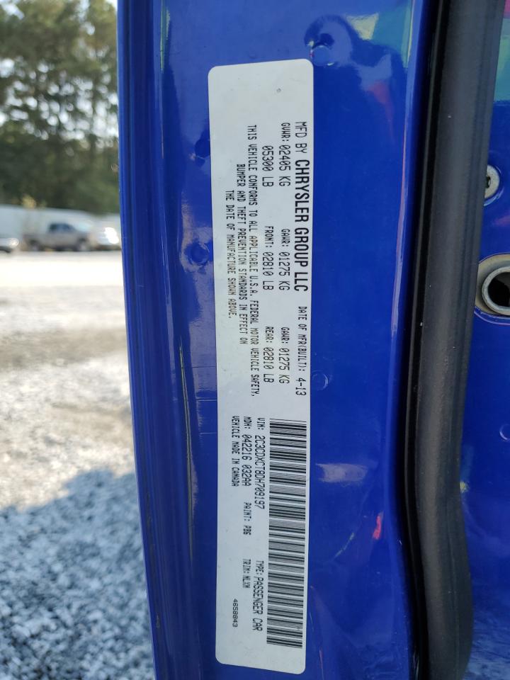 2013 Dodge Charger VIN: 2C3CDXCT8DH709197 Lot: 71422075