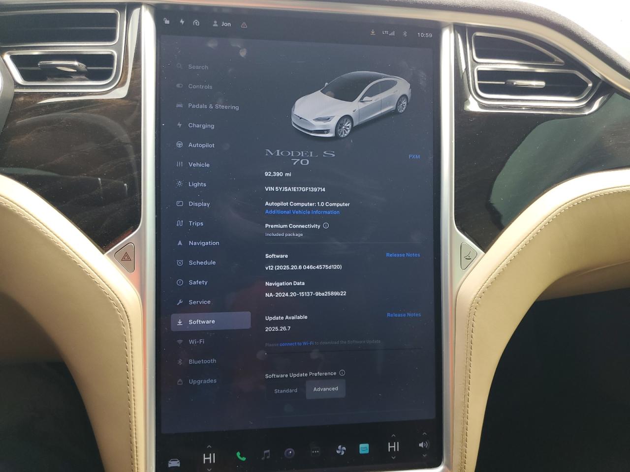 2016 Tesla Model S VIN: 5YJSA1E17GF139714 Lot: 71545785