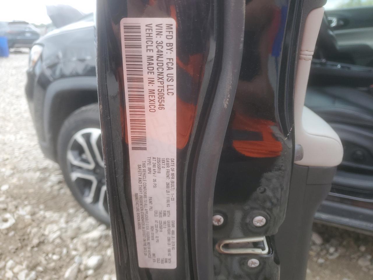 2023 Jeep Compass Limited VIN: 3C4NJDCNXPT506546 Lot: 82047325