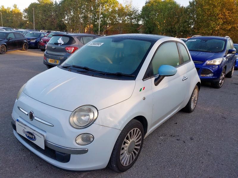 2009 FIAT 500 LOUNGE  for sale at Copart GLOUCESTER