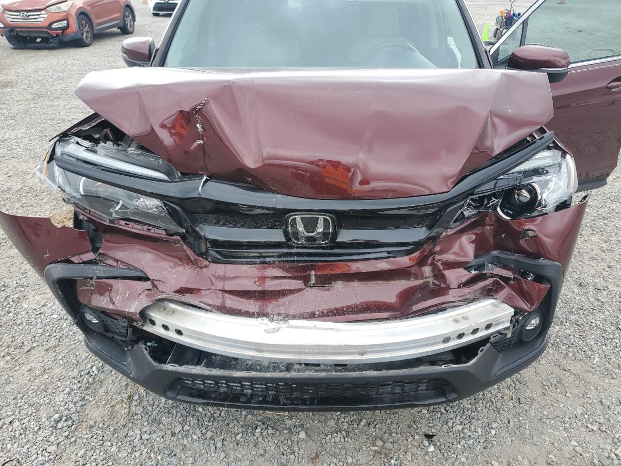 2022 Honda Pilot Se VIN: 5FNYF6H29NB096987 Lot: 80491485