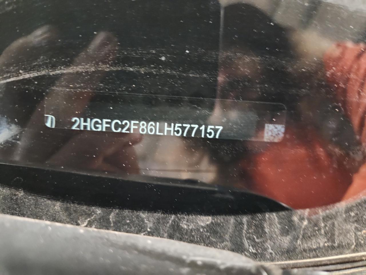 2020 Honda Civic Sport VIN: 2HGFC2F86LH577157 Lot: 80305775